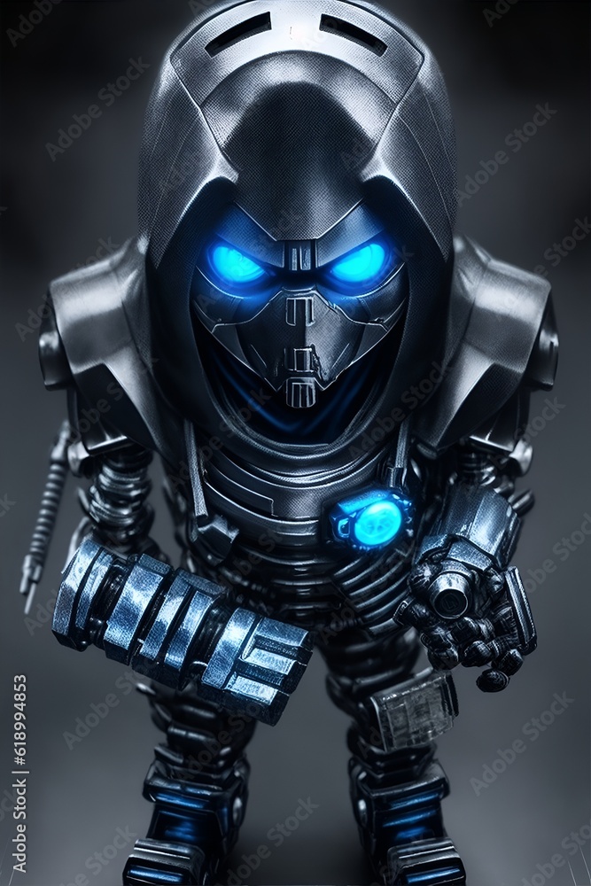 Fototapeta premium Foto Of Ninja Boys termintaor