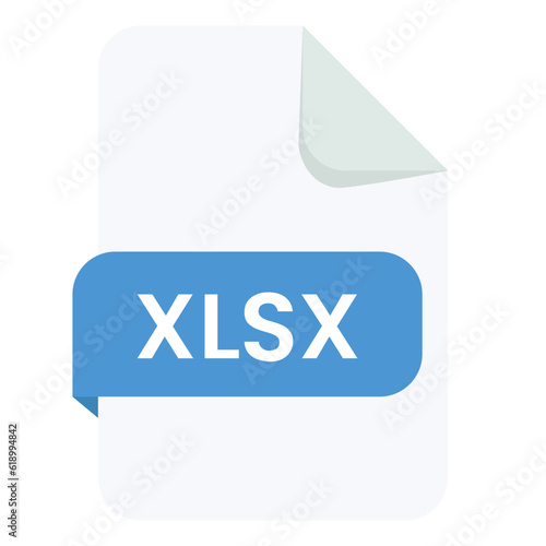 File Type xlsx with paper folds