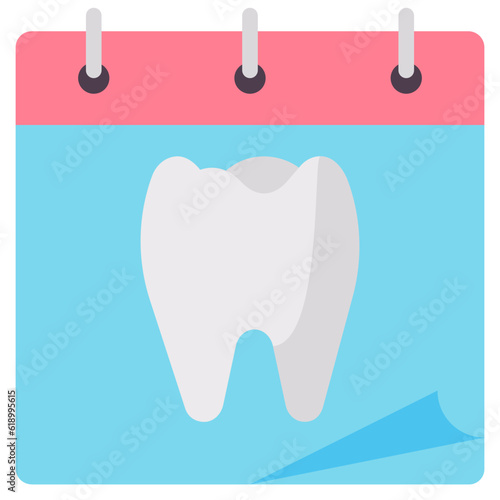 dentist appointment flat victor icon
