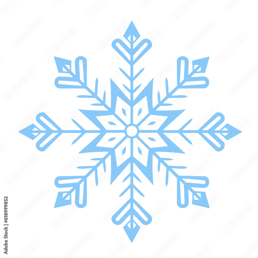 snowflake outline
