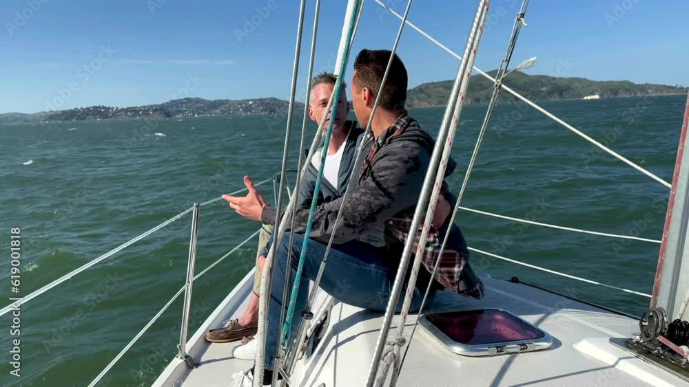 Gay LGBTQ female couple Sail San Francisco Yacht Gay LGBTQ female couple Sail San Francisco Yacht