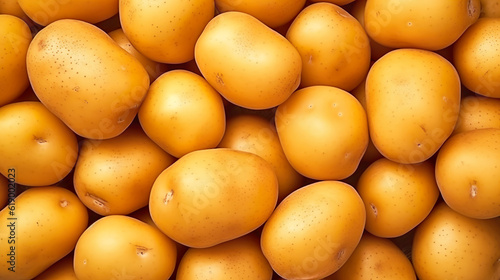 Potatoes background. Fresh potatoes.