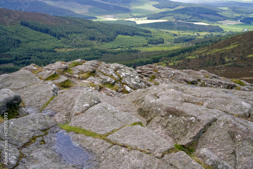 View from the summit of Mither Tap - Bennachie - Aberdeenshire - Scotland - UK © Collpicto