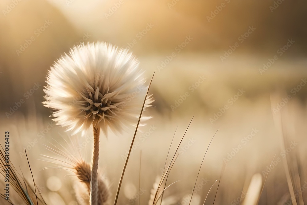 Capture the delicate, feathery details of a dandelion's seeds poised on the brink of departure.