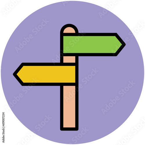 Water transport, flat icon of boat 