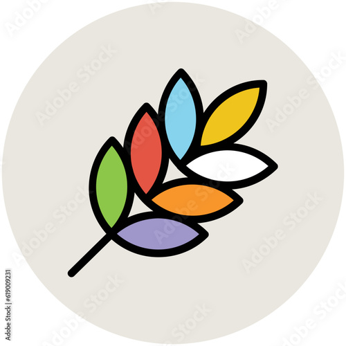 Food Colored Vector Icons