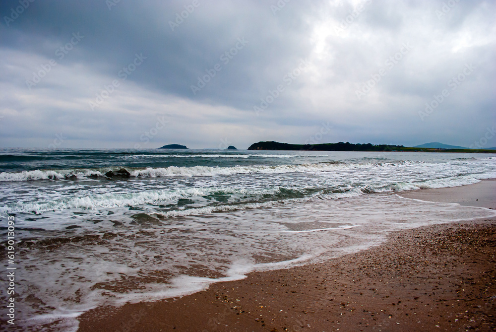 beach in the morning beach in the morning