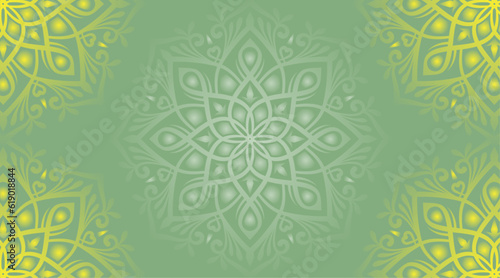 simple background, decorative mandala ornament