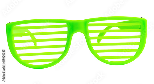 Party Favor Eye Glasses, isolated on blank background.
