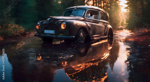 Old timer classic vintage car  © Karlo