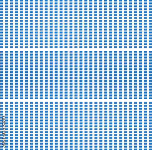 Surface with blue cells powered by solar energy. The texture imitates a solar charging panel.