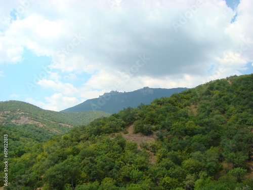 mountain landscape in the mountains of Crimea