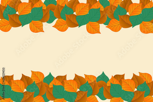 colorful background with autumn leaves
