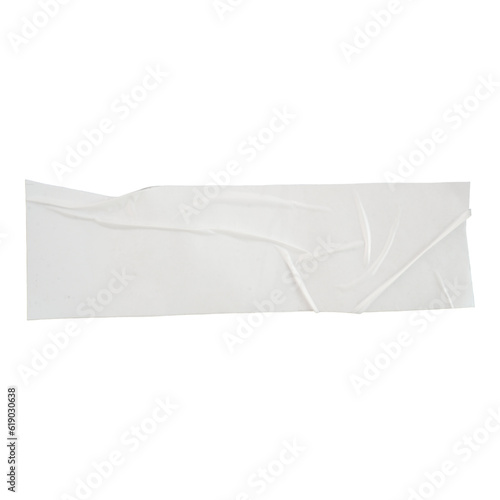 White Tape on Transparent Background