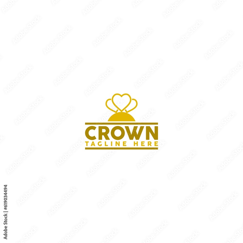 Creative Crown abstract Logo design template. Crown logo icon Creative Crown abstract Logo design template. Crown logo icon