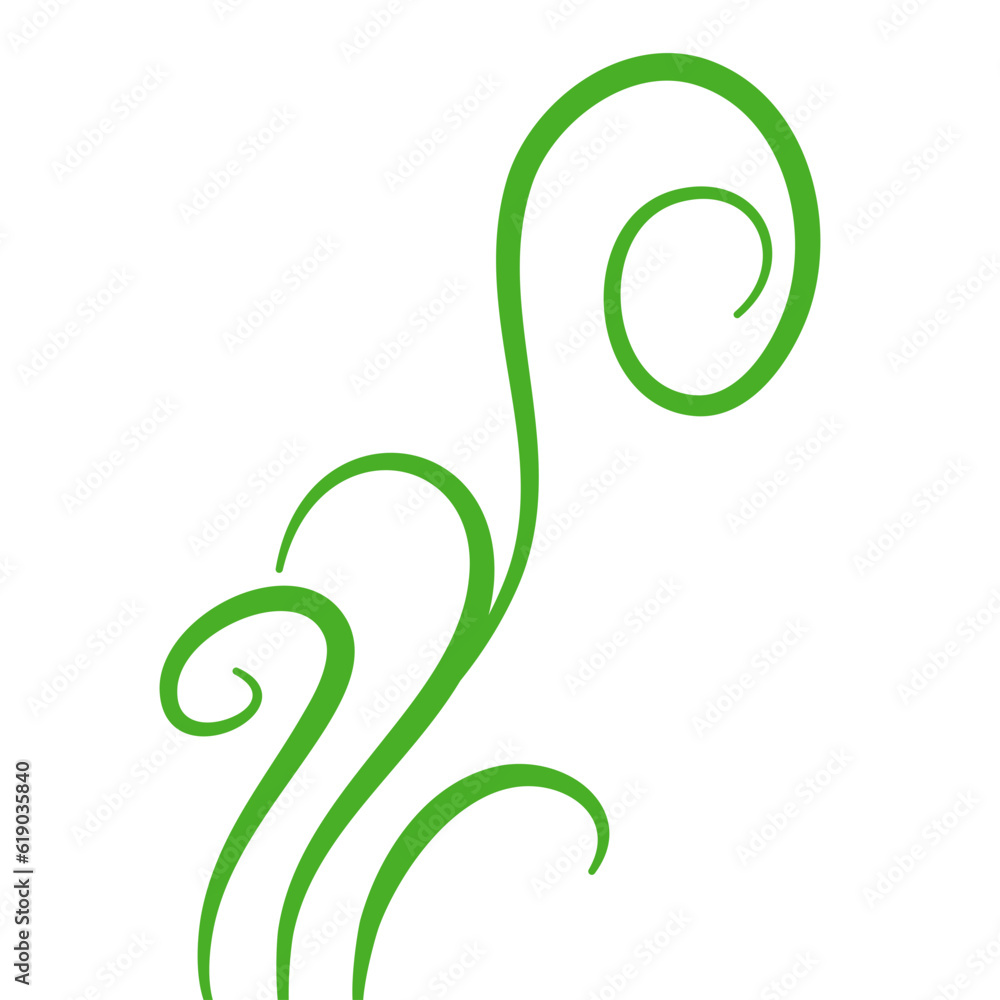 Green Fern Icon Green Fern Icon