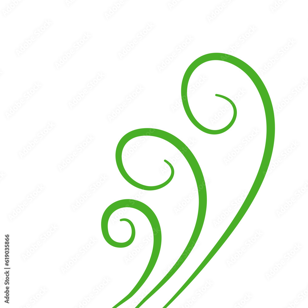 Green Fern Icon Green Fern Icon