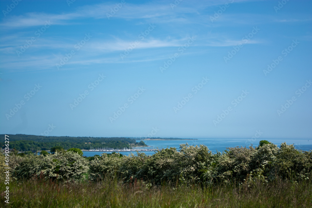 Landscape seen from the Mill in Sonderborg, Denmark Landscape seen from the Mill in Sonderborg, Denmark