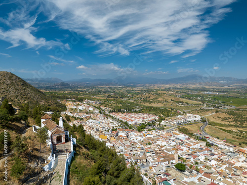 vista del municipio de Cártama en la provincia de Málaga, Andalucía