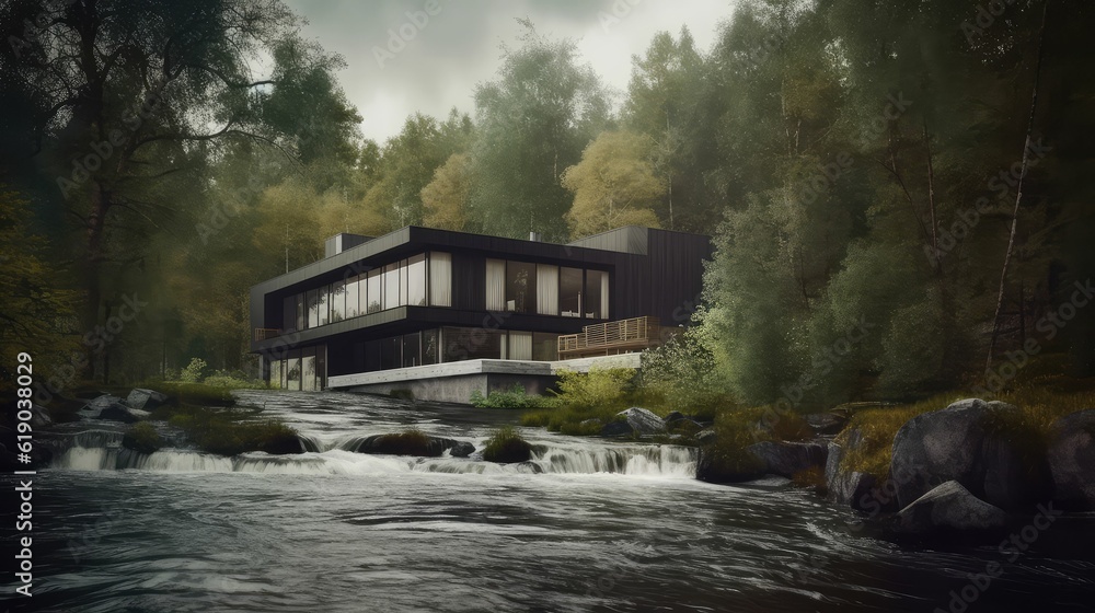 Fototapeta premium Modern House Design