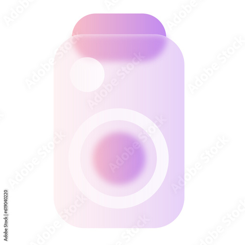 Mp4 Glassmorphism UI Icon Sign and Symbol Design Illustrator Png Svg	