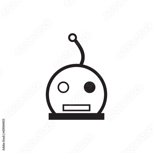robot icon design vector illustration
