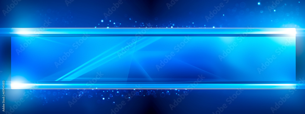 Fototapeta premium bright blue design abstract banner made with Generative AI
