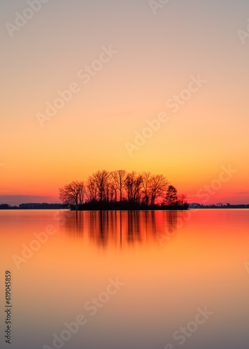 sunset on the lake © Shikoo10