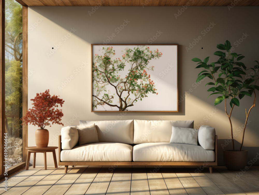 Mockup poster frame in home interior background, Mockups Design 3D, High-quality Mockups, Generative Ai Mockup poster frame in home interior background, Mockups Design 3D, High-quality Mockups, Generative Ai