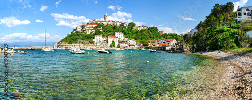 Vrbnik, Insel Krk, Kroatien, Panorama