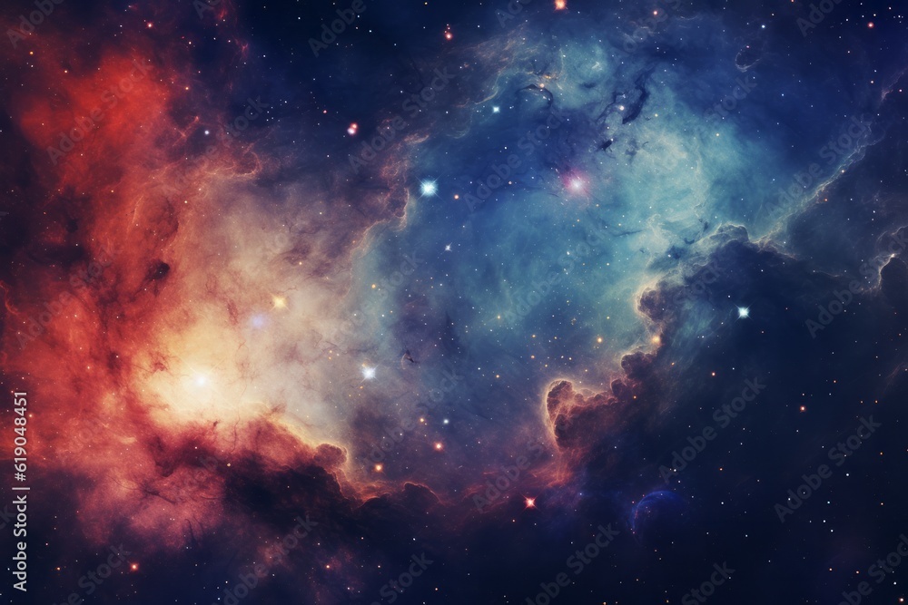Celestial Symphony Nebulae, Galaxies, and the Beauty of the Cosmos AI Generated