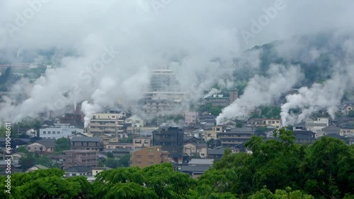 湯けむり展望台からの眺望（大分県・別府市）