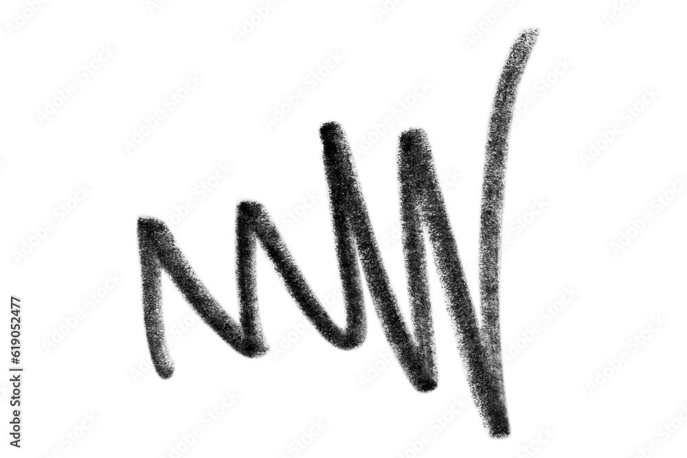 Black graphite pencil stroke cut out Black graphite pencil stroke cut out