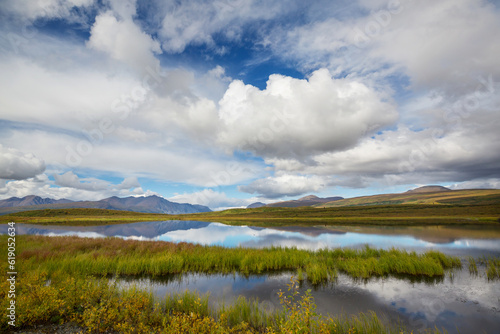 Lake in tundra