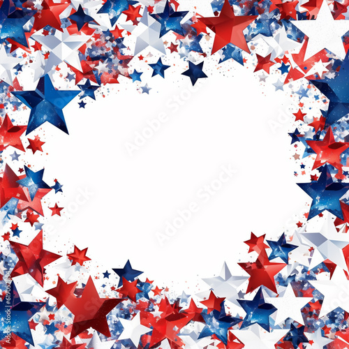 American patriotic background with copy space for your text