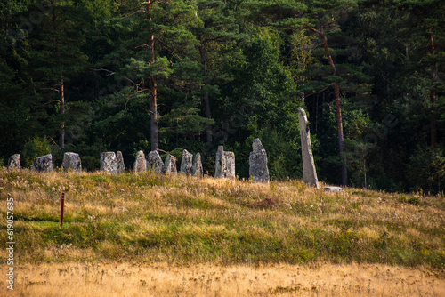 Stenskeppet - Blomsholm Stone Ship in Sweden photo