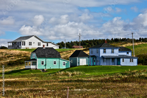 Schilderij op canvas Houses at Cape Breton Nova Scotia