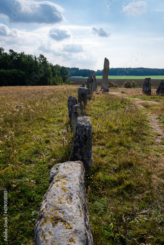 Stenskeppet - Blomsholm Stone Ship in Sweden photo