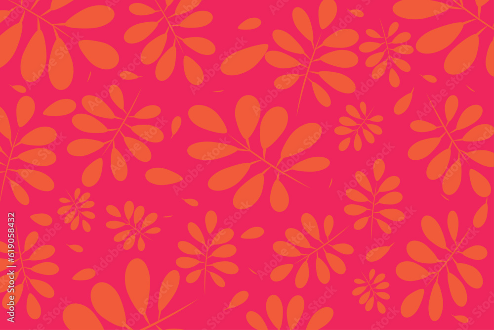 Abstract simply background with natural leaves lines, summer theme - stock illustration Abstract simply background with natural leaves lines, summer theme - stock illustration