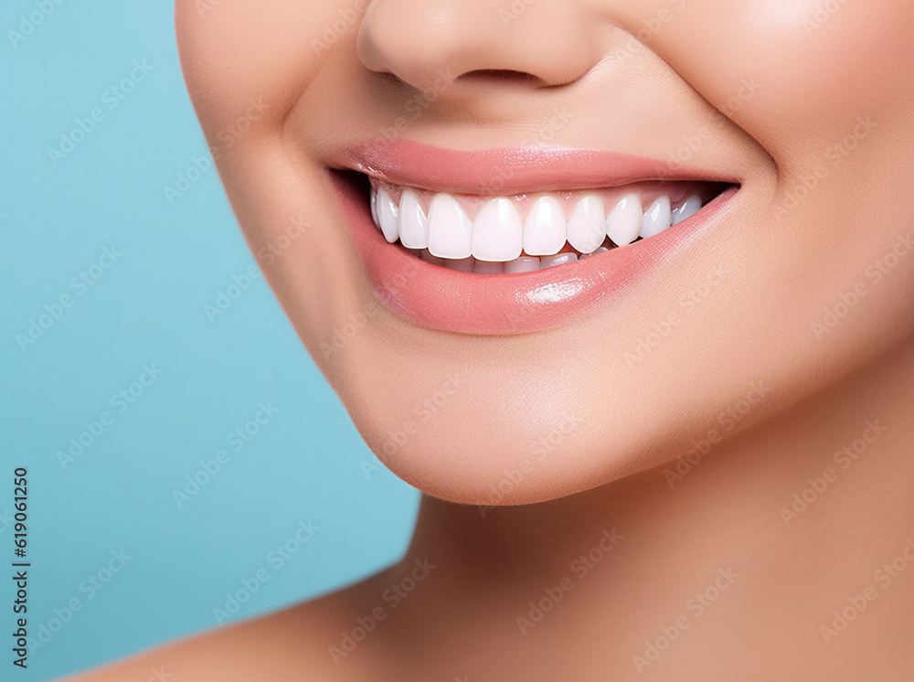 Fototapeta premium close up of a woman smiling