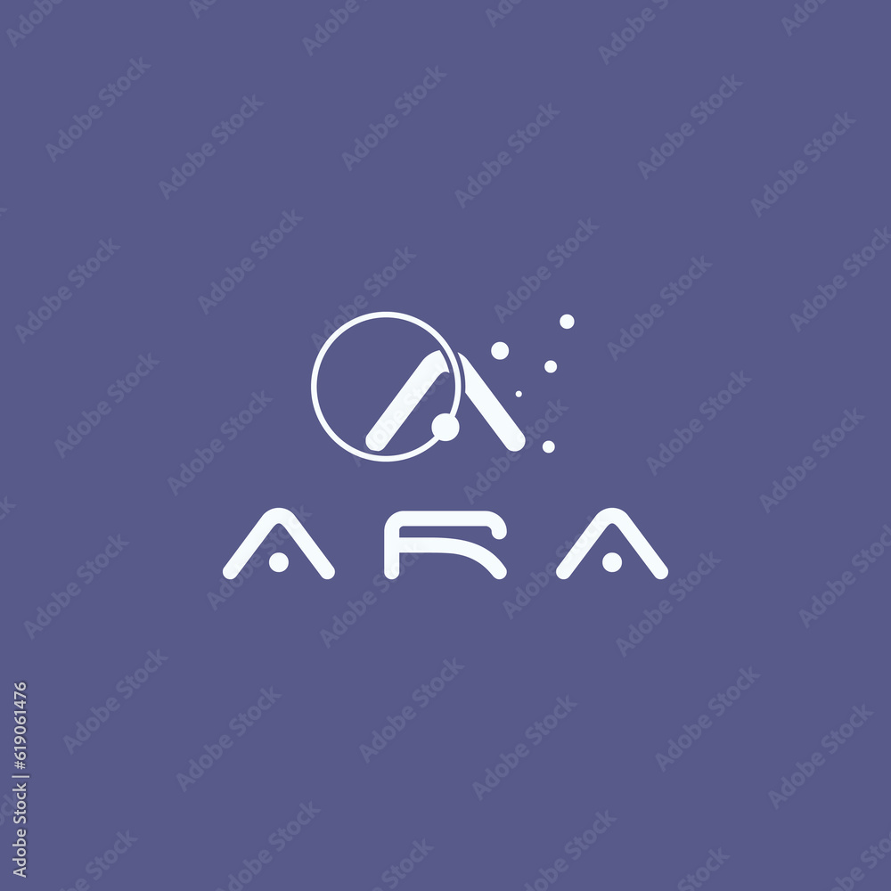 LETTER AND INITIAL A ARA WITH WHITE COLOR FOR LOGO VECTOR FOR COMPANY, BRAND, BUSINESS, AND OTHER LETTER AND INITIAL A ARA WITH WHITE COLOR FOR LOGO VECTOR FOR COMPANY, BRAND, BUSINESS, AND OTHER