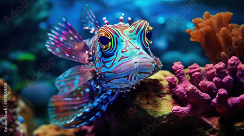 Fascinating Underwater World, Marine Wonders. Generative Ai