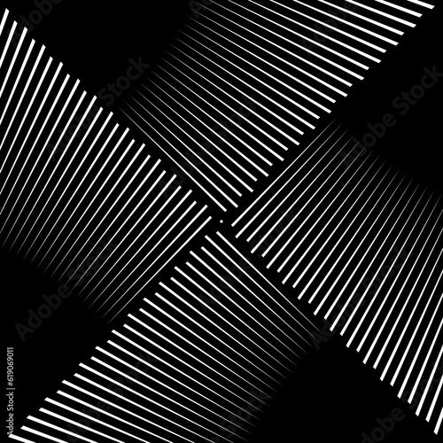Diagonal striped illustration. Repeated white slanted lines background. Surface pattern design with linear ornament. Colorless disco lights motif. Stripes wallpaper. Angle rays. Pinstripes vector art