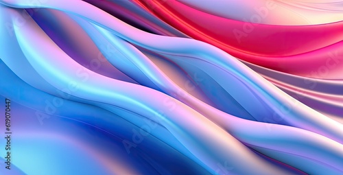 A colorful background with wavy lines, created with Generative Ai Technology