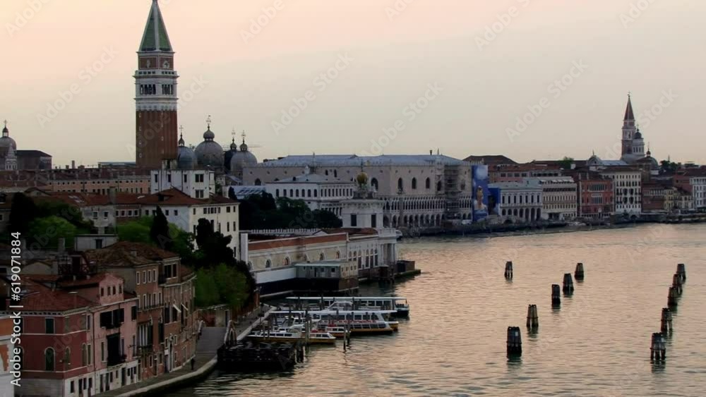 Beautiful canal in Venice, Italy. Water Boat Build panoramic landmark aerial view travel destination europe Beautiful canal in Venice, Italy. Water Boat Build panoramic landmark aerial view travel destination europe