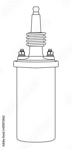 ignition coil cylindrical