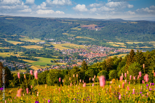 Rhön, Aussicht, Bischofsheim in der Rhön, Kreuzberg