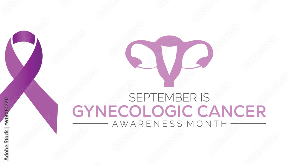 Vector illustration on the theme of Gynecologic Cancer awareness month observed each year in September.