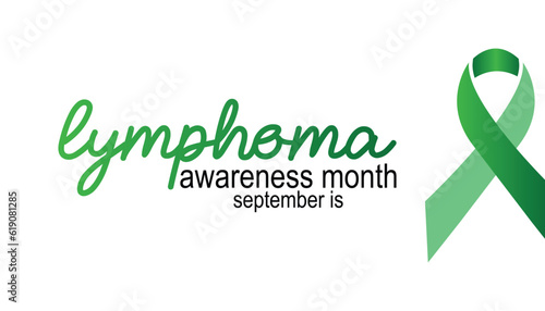 World Lymphoma awareness month is observed every year on September For banner, poster, card and background design.