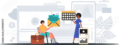 Digital Marketing Team. Ready to use banner